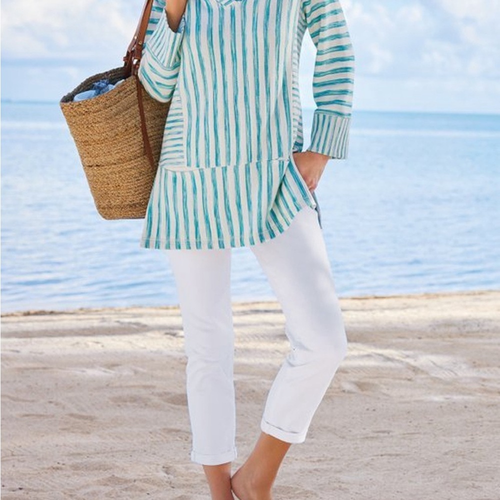 Ultimate Denim Pull-On Crop Jeans